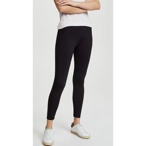 David Lerner Classic Leggings Women XS Black 8" Rise Ankle Capsule Wardrobe